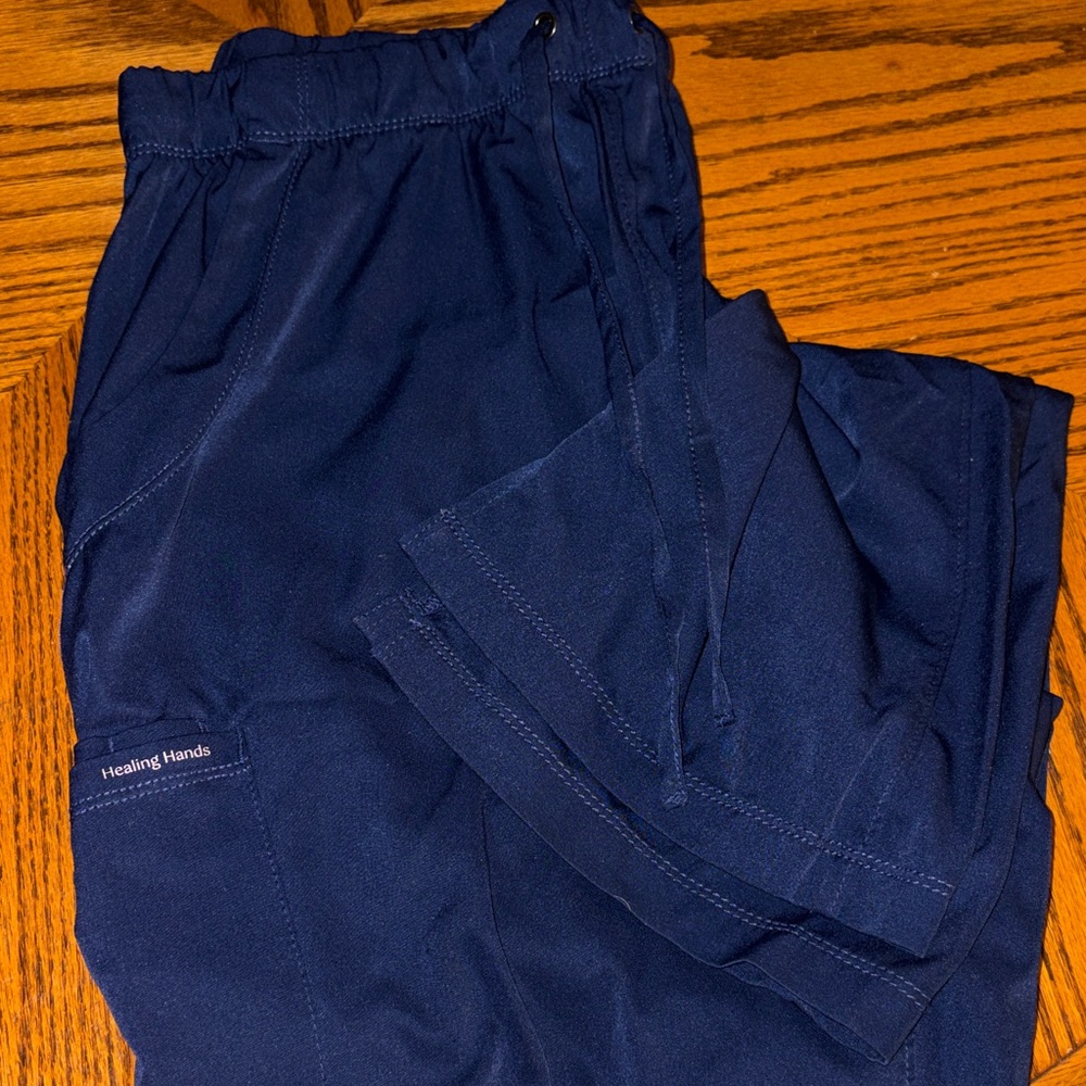 Navy blue scrubs LT